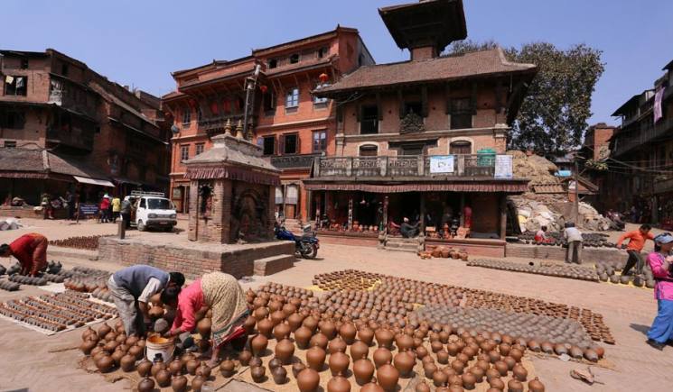 Baktapur Durbar Squar pot 