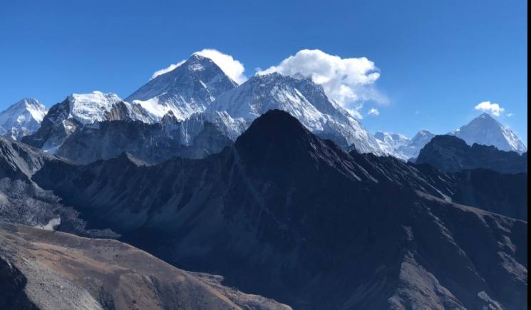 Mt: Mount Everest in Nepal 