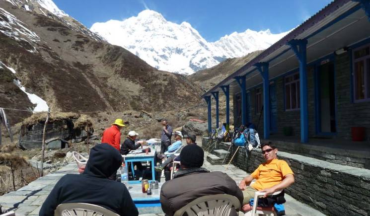 Annapurna Base Camp Trek at Machhapuchhre Base camp