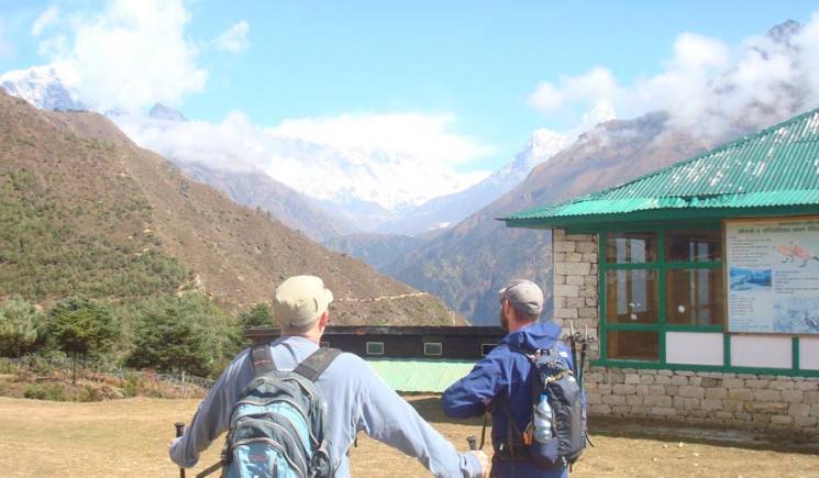 Everest Base Camp trek at Namche Bazer 