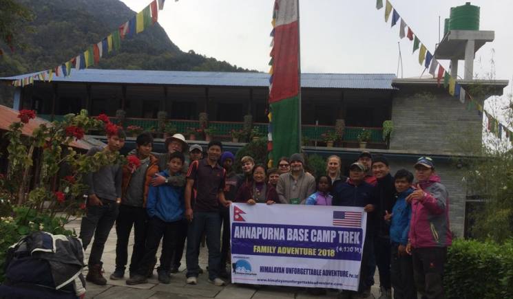 Family Trek in Annapurna Base Camp