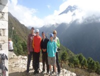 family Trek in Everest view point in Namche