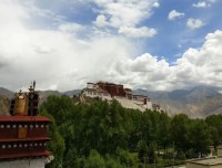 Lhasa Potala in Tibet 