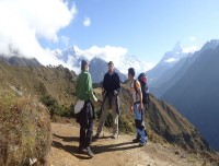 Namche View Poite Everest Trek