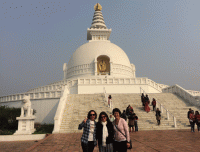 World Peace Temple in Lumbini